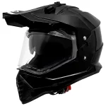کلاه کاسکت ادونچری SOMAN مدل M10 GLOSSY BLACK