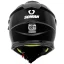 پشت کلاه کاسکت ادونچری SOMAN مدل M10 GLOSSY BLACK