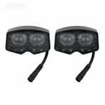 پروژکتور دولنز جفتی با پایه موتورسیکلت MDH مدل LED