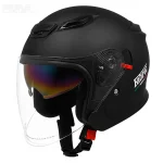 کلاه کاسکت بدون فک فابریک مدل MICKY MOUSE MATT BLACK