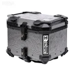 باکس 45 لیتری طرحدار موتور سیکلت مدل TITANIUM