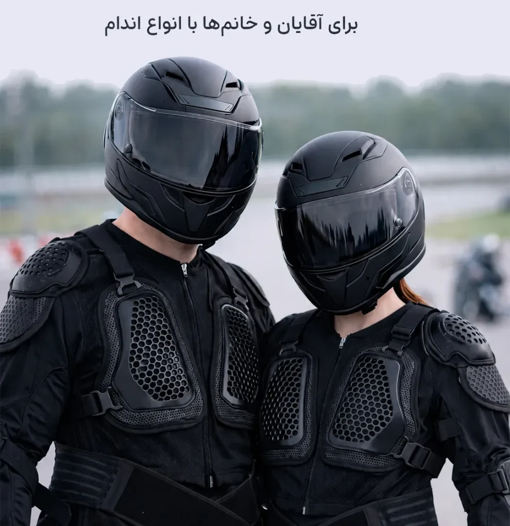 عکس شولدر موتورسواری ونوم مدل BLACK