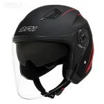 کلاه کاسکت بدون فک دی ای وان مدل 403MATT BLACK RED