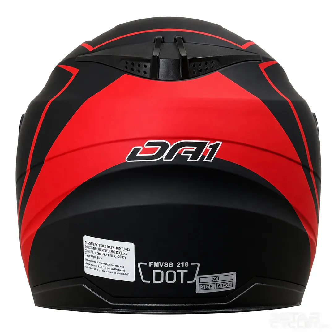 قیمت کلاه کاسکت بدون فک دی ای وان مدل 403MATT BLACK RED