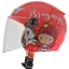 خرید کلاه کاسکت بدون فک بچگانه REDLINE مدل 6-908 BRIGHT RED PRINCESS
