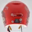 پشت کلاه کاسکت بدون فک بچگانه REDLINE مدل 6-908 BRIGHT RED PRINCESS
