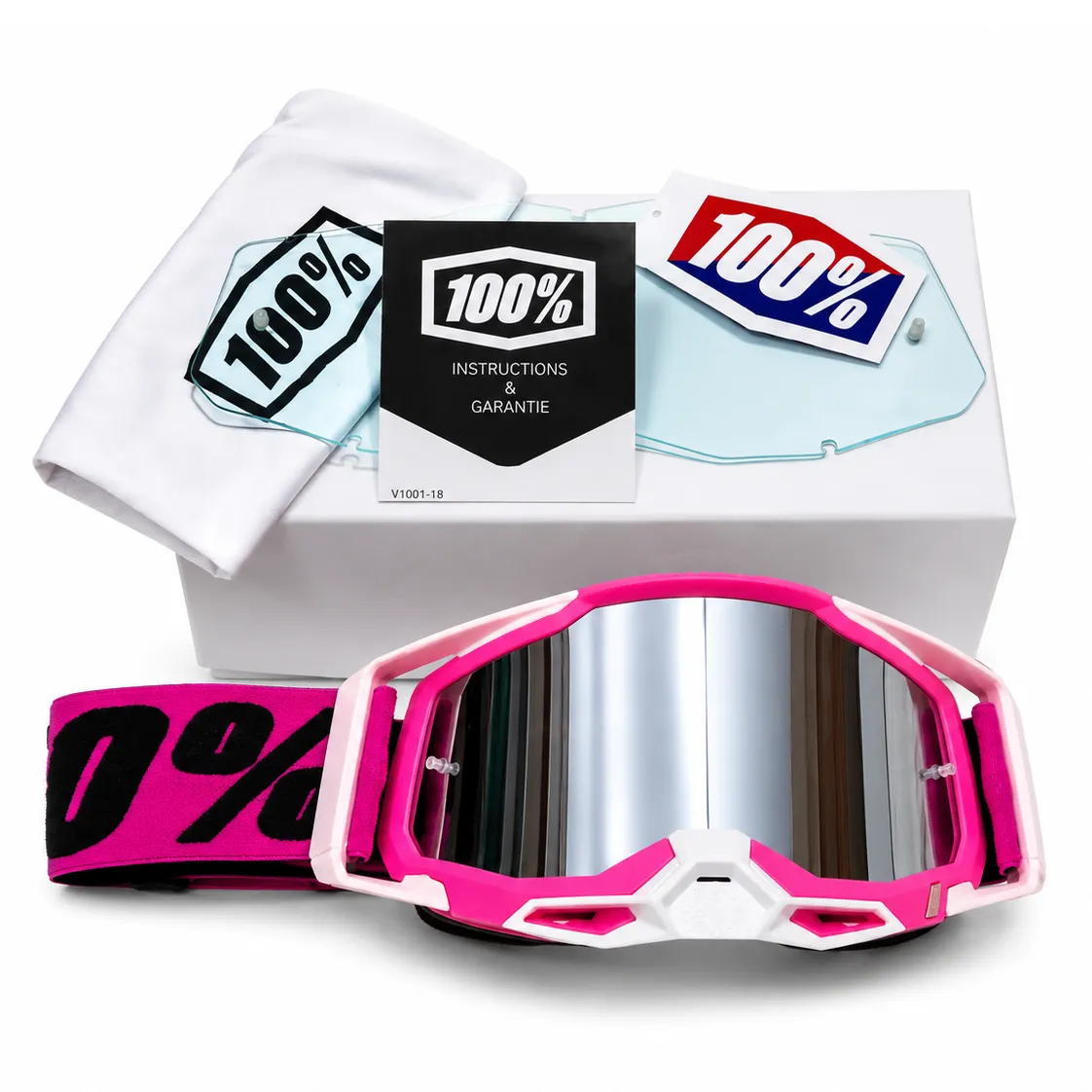 قیمت عینک کراسی 100% نیوفیس مدل PINK WHITE