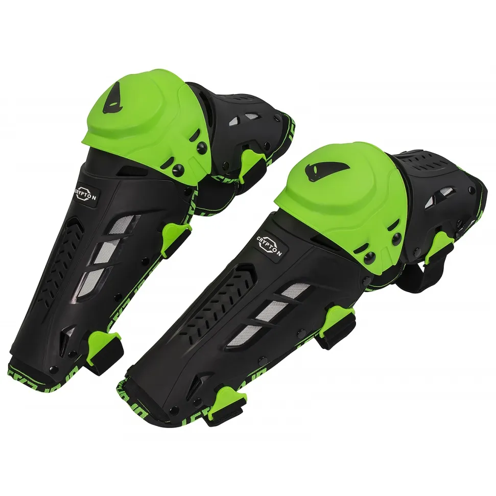 خرید زانوبند یوفو مدل CRYPTON BLACK GREEN