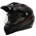کلاه کاسکت ادونچری یوفو مدل ARIES MATT BLACK RED