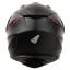 پشت کلاه کاسکت ادونچری یوفو مدل ARIES MATT BLACK RED