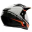 قیمت کلاه کاسکت ادونچری یوفو مدل ARIES BLACK WHITE ORANGE