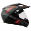 عکس کلاه کاسکت ادونچری یوفو مدل ARIES MATT GRAY BLACK ORANGE