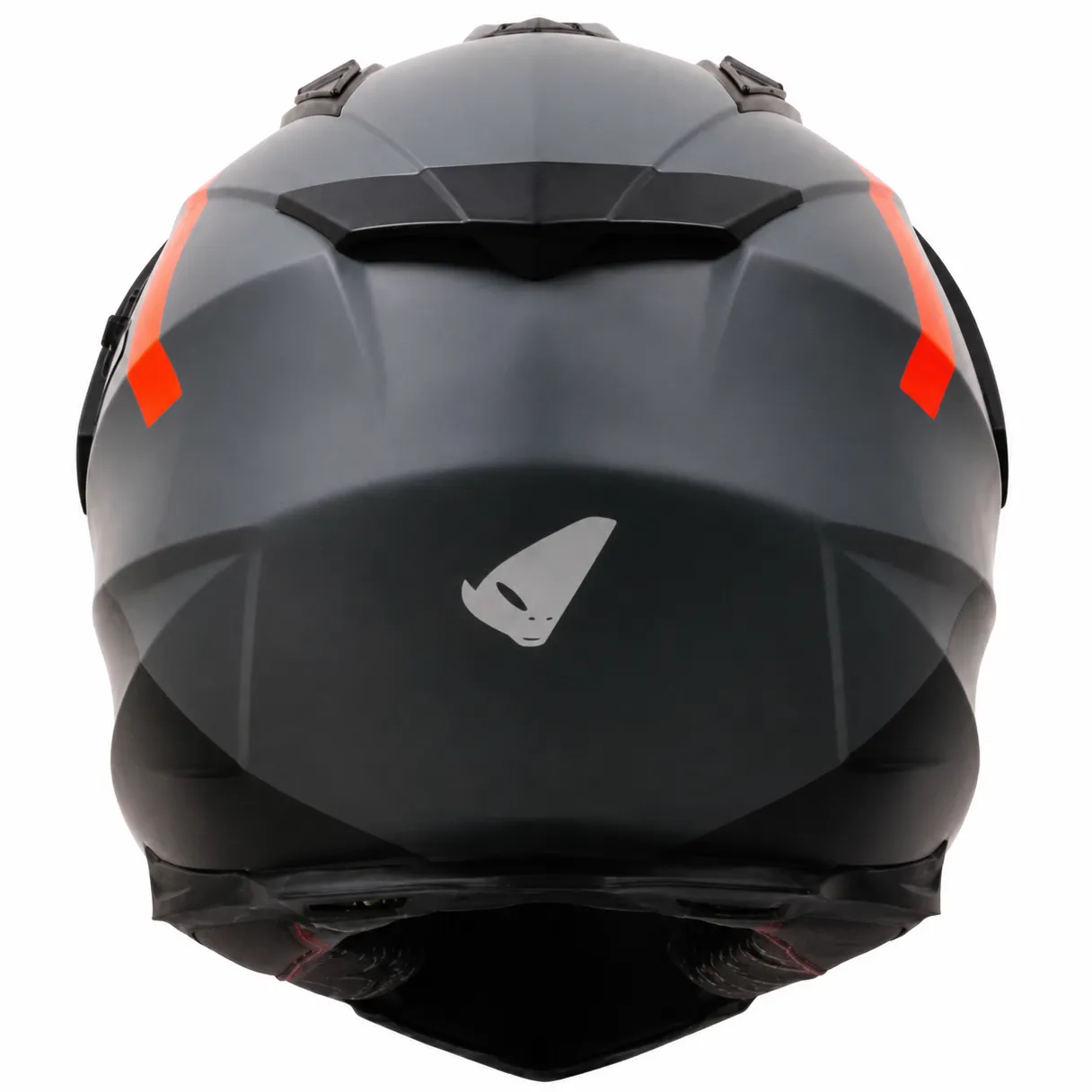 خرید کلاه کاسکت ادونچری یوفو مدل ARIES MATT GRAY BLACK ORANGE از نمایندگی
