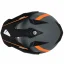بالای کلاه کاسکت ادونچری یوفو مدل ARIES MATT GRAY BLACK ORANGE