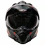 جلو کلاه کاسکت ادونچری یوفو مدل ARIES MATT GRAY BLACK ORANGE