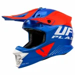 کلاه کاسکت کراسی یوفو مدل INTREPID MATT BLUE ORANGE