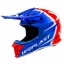 کلاه کاسکت کراسی یوفو مدل INTREPID BLUE RED WHITE ORANGE