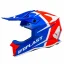 خرید کلاه کاسکت کراسی یوفو مدل INTREPID BLUE RED WHITE ORANGE
