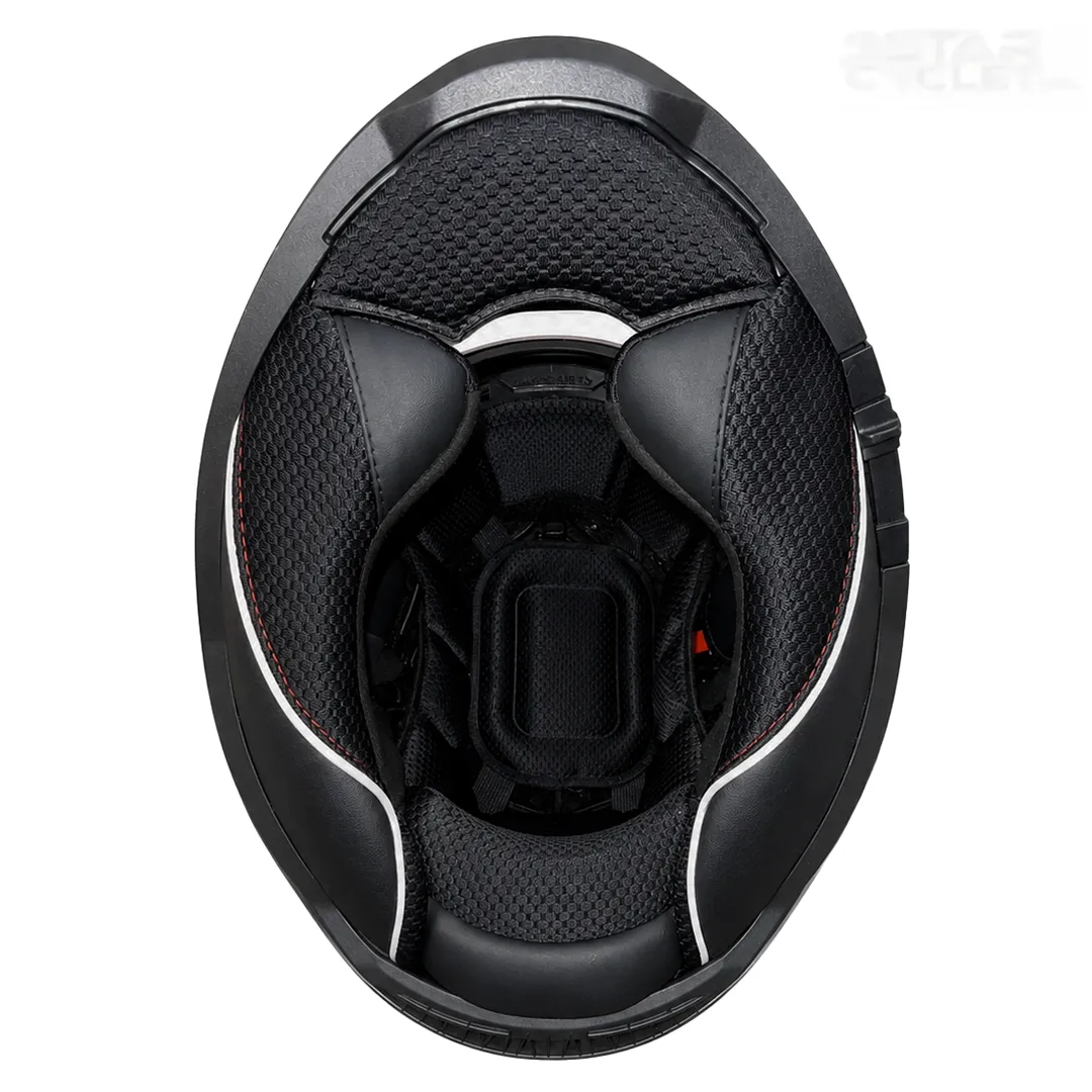 تودوزی کلاه کاسکت فک ثابت LS2 مدل STREAM2 FF808-2 MATT BLACK RED WHITE