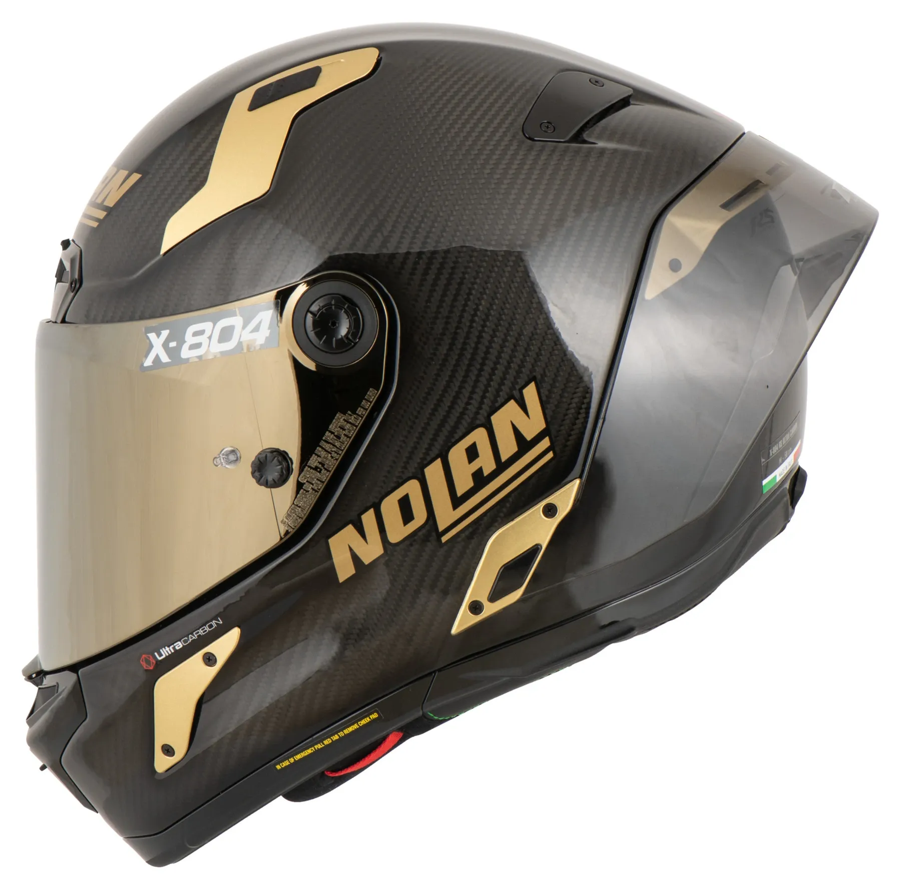 عکس کلاه کاسکت فک ثابت نولان مدل X804 RS ULTRA CARBON AUREO