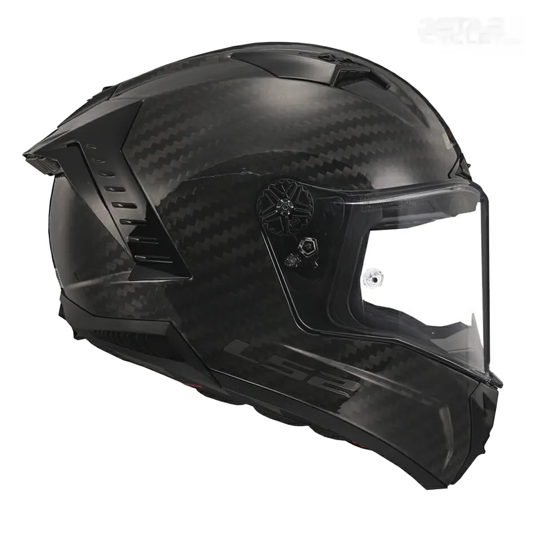خرید کلاه کاسکت فک ثابت ال اس 2 مدل مدا تاندر FF805 MAT CARBON