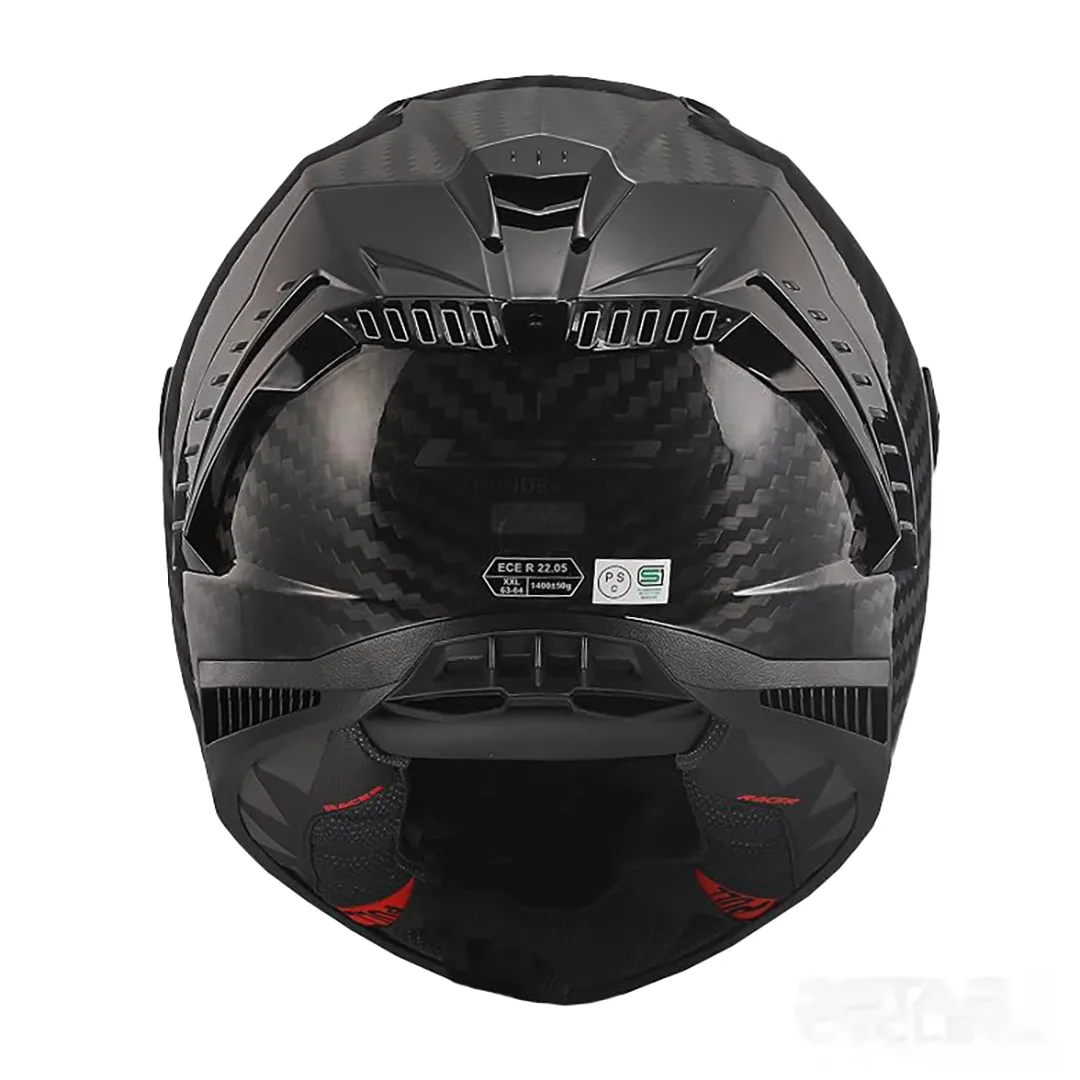 عکس کلاه کاسکت فک ثابت ال اس 2 مدل مدا تاندر FF805 MAT CARBON