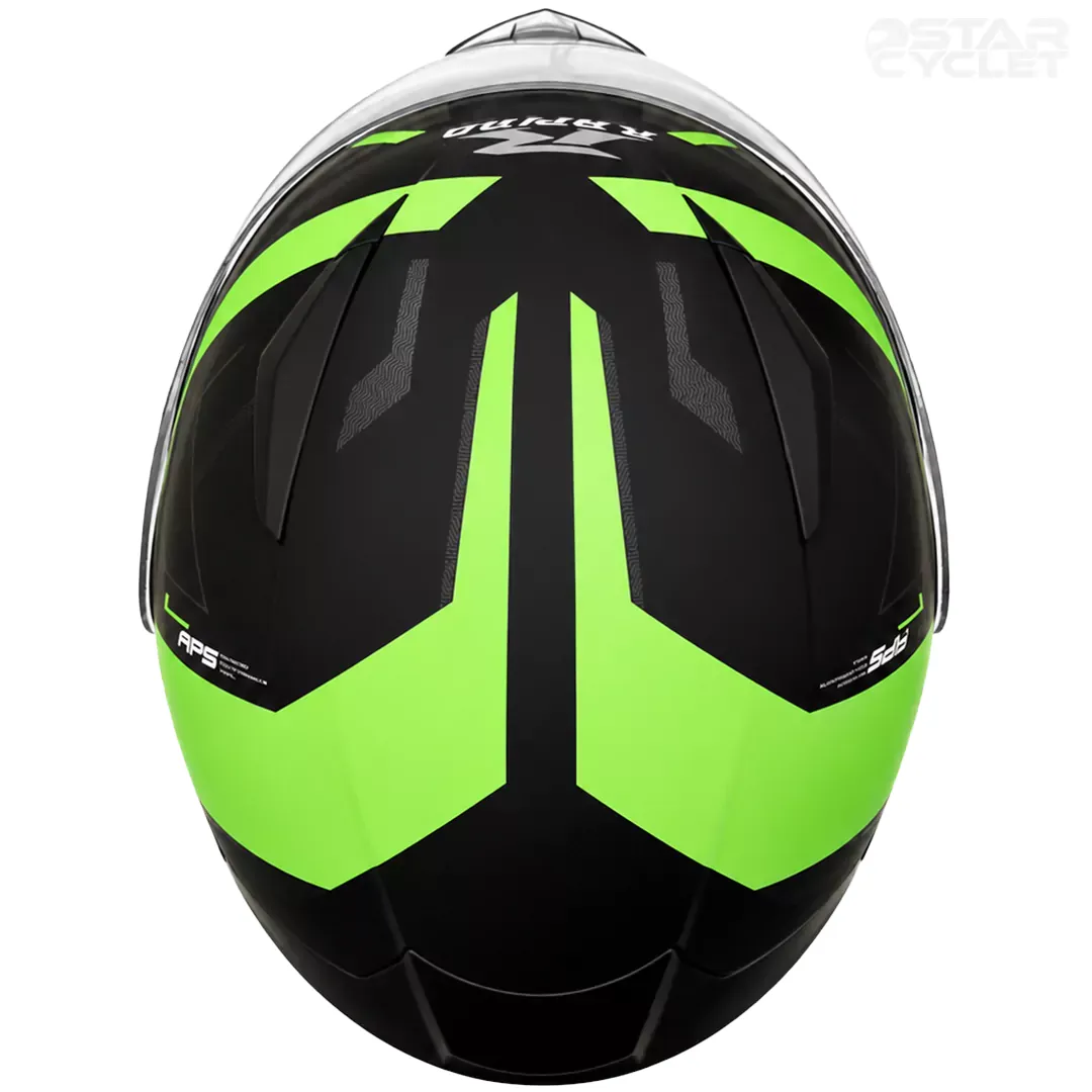 خرید کلاه کاسکت فک متحرک راپیدو مدل 950 matt black green با کیفیت بالا