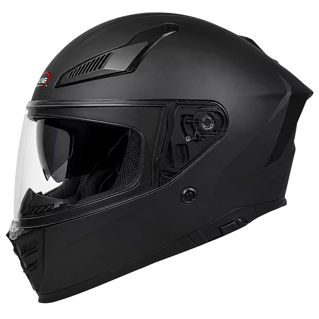 خرید کلاه کاسکت فک ثابت ردلاین مدل 942-1 MATT BLACK