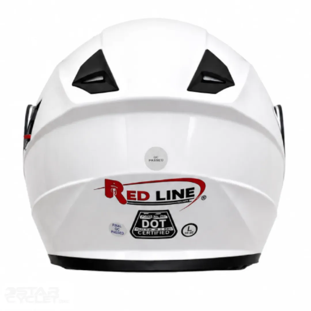 عکس کلاه کاسکت فک متحرک ردلاین مدل 3-939 Bright white