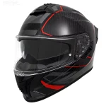 کلاه کاسکت فک ثابت راپیدو مدل 101SV CARBON GLOSSY RED GRAY