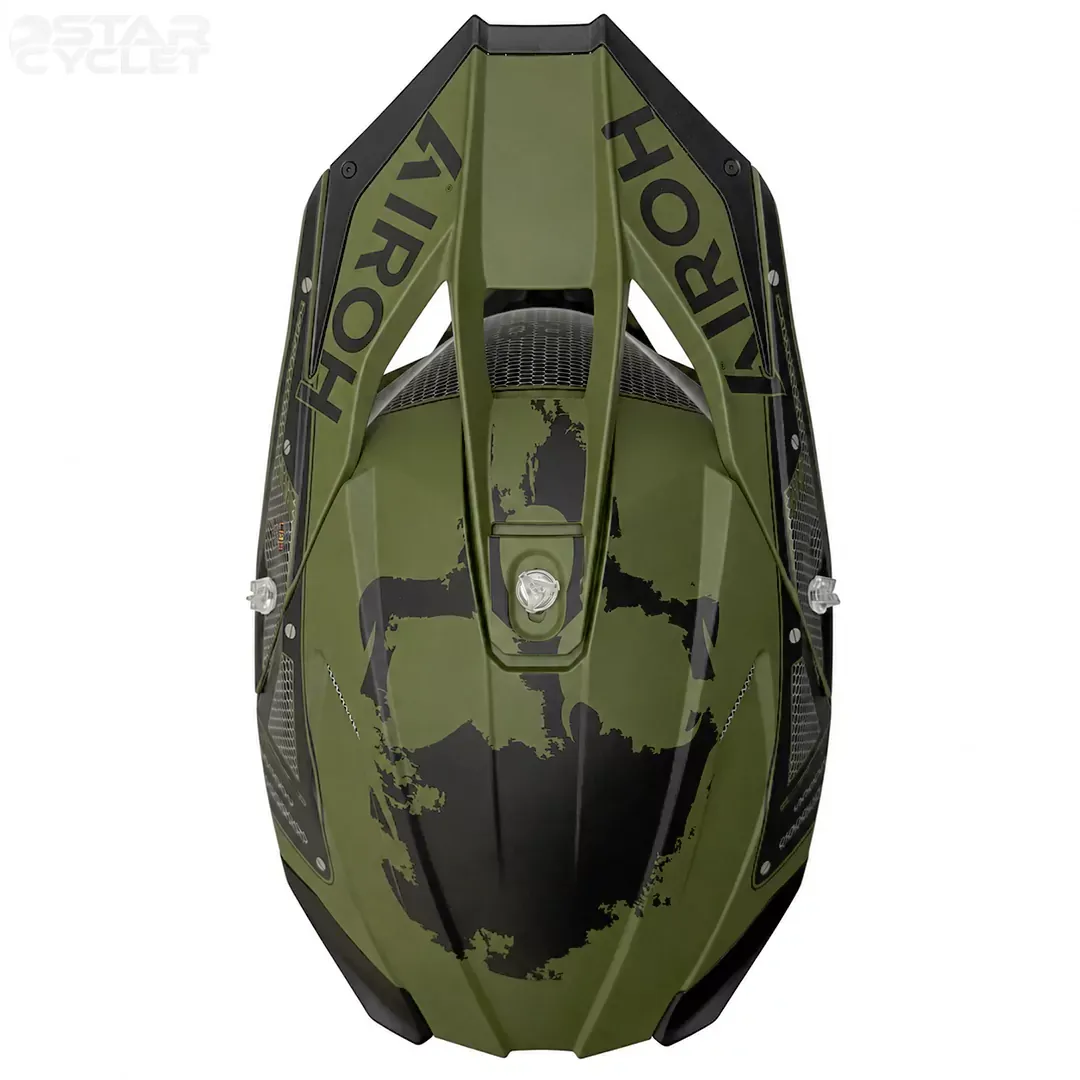 خرید کلاه کاسکت کراسی AIROH مدل TWIST3 MILITARY MATT با قیمت مناسب