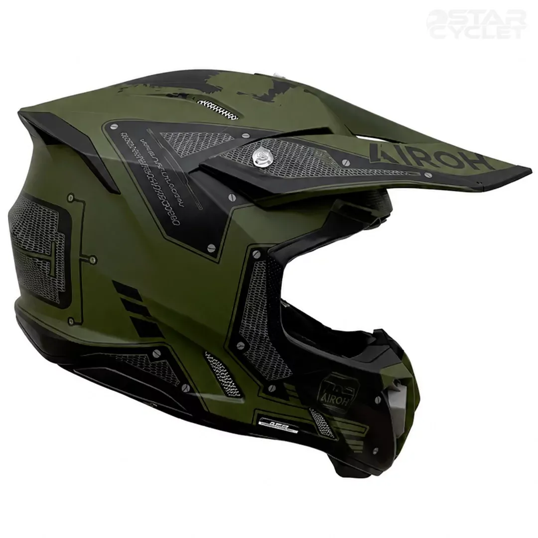 خرید کلاه کاسکت کراسی AIROH مدل TWIST3 MILITARY MATT