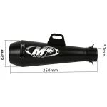 خرید اگزوز تک لول M4 مدل MATT BLACK