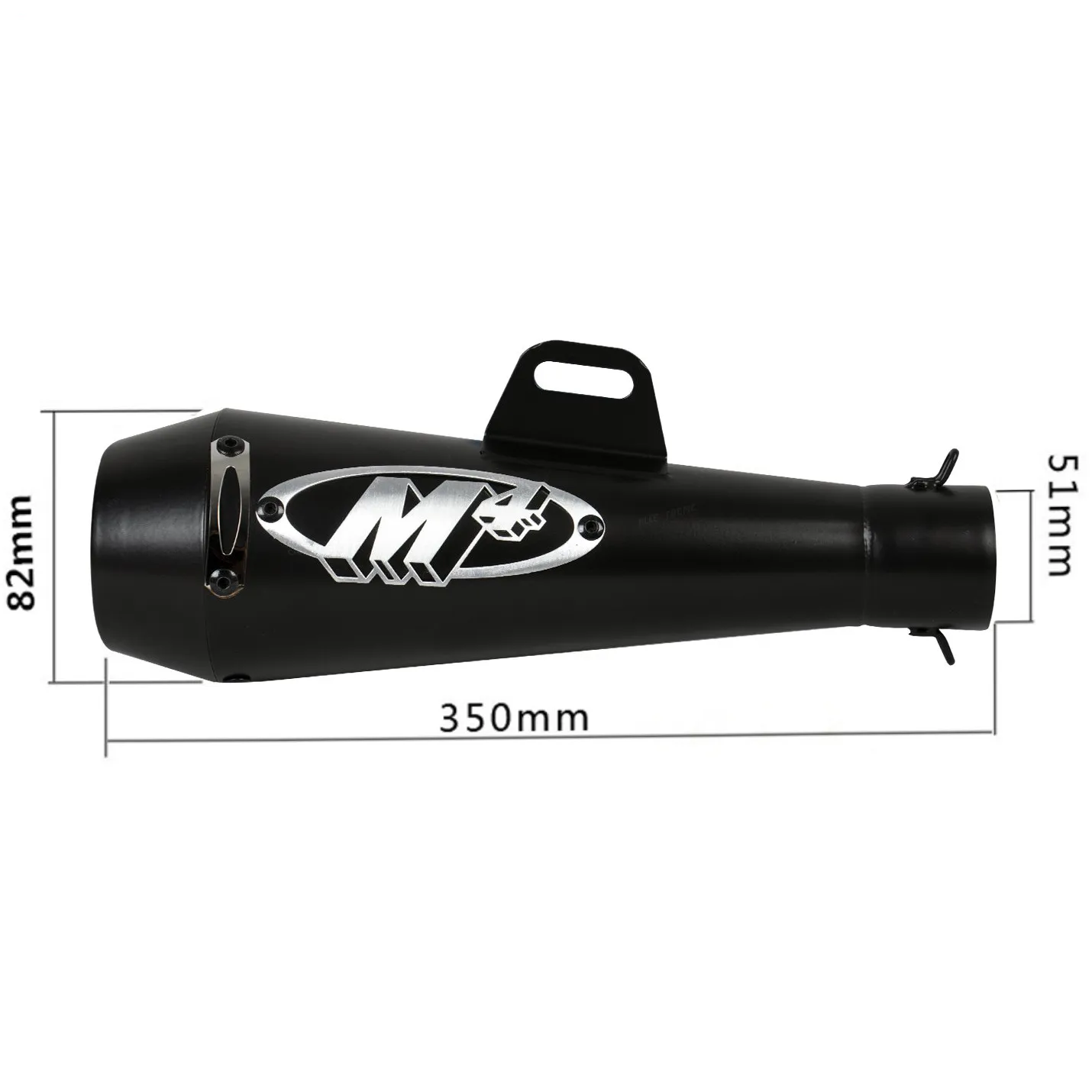 خرید اگزوز تک لول M4 مدل MATT BLACK