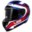 کلاه کاسکت فک ثابت LS2 مدل CHALLENGER BLUE WHITE RED