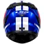پشت کلاه کاسکت فک ثابت LS2 مدل CHALLENGER BLUE WHITE RED