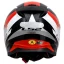 پشت کلاه کاسکت بدون فک LS2 مدل COMPASS BLACK WHITE RED 626