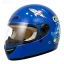 کلاه کاسکت فک ثابت بچگانه REDLINE مدل 9-906 BRIGHT BLUE MONSTER