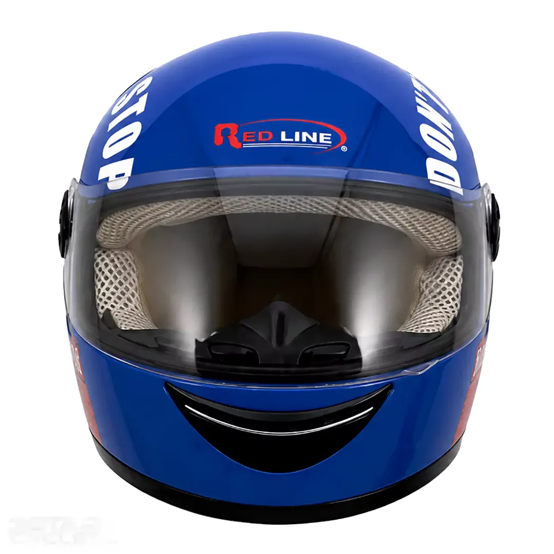 قیمت کلاه کاسکت فک ثابت بچگانه REDLINE مدل 13-906 BRIGHT BLUE BOXER