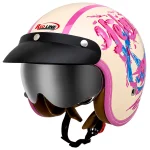 کلاه کاسکت وسپایی REDLINE مدل BRIGHT CREAM HELMET 936-17