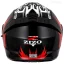 خرید کلاه کاسکت فک متحرک زیزو مدل 1900PLUS WHITE BLACK RED با قیمت مناسب