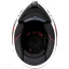 خرید کلاه کاسکت فک متحرک زیزو مدل 1900PLUS WHITE BLACK RED اورجینال