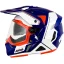 خرید کلاه کاسکت ادونچری اکسیس مدل WOLF DS ROADRUNNER C7 BLUE WHITE ORANGE