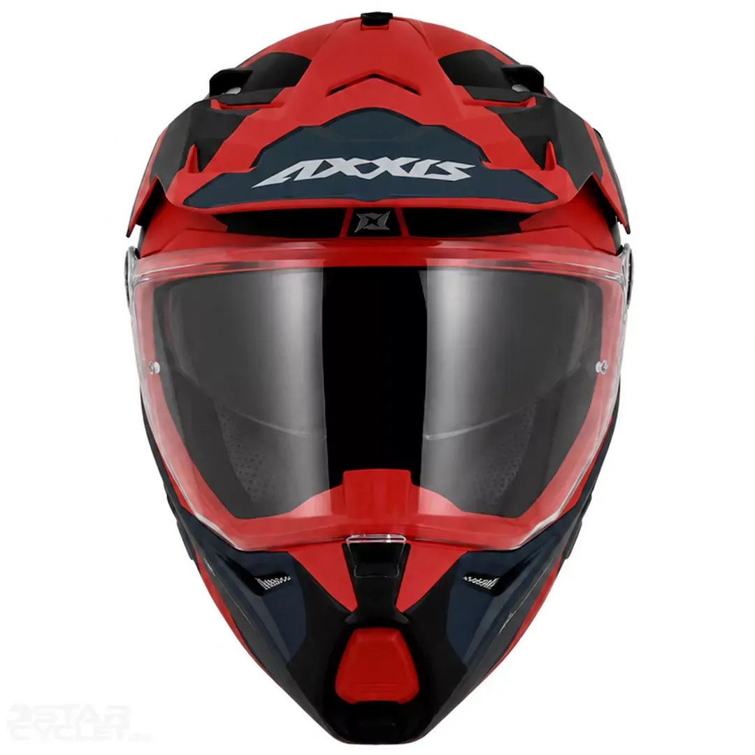 قیمت کلاه کاسکت ادونچری اکسیس مدل WOLF DS HYDRA B5 MATT RED BLACK BLUE