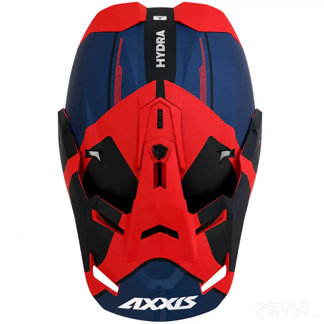 خرید کلاه کاسکت ادونچری اکسیس مدل WOLF DS HYDRA B5 MATT RED BLACK BLUE با قیمت مناسب