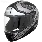 کلاه کاسکت فک متحرک استادز مدل NINJA ELITE MATT BLACK SILVER