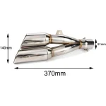 خرید اگزوز 2لول سایلنسردار آکراپوویچ مدل STEEL