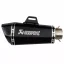 ‏اگزوز 6گوش سایلنسردار آکراپوویچ مدل دسته دار MATT BLACK CARBON