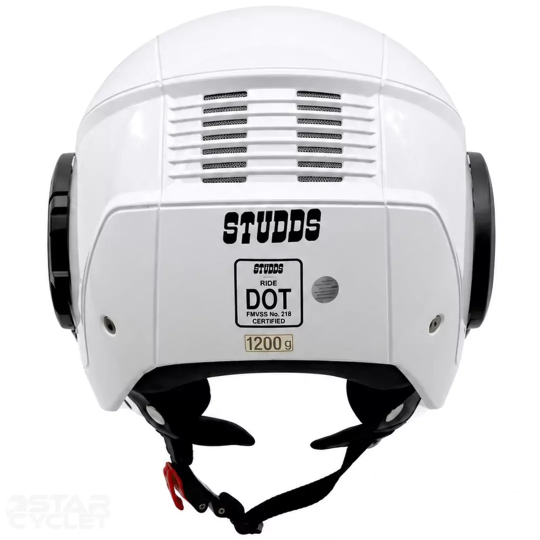عکس کلاه کاسکت بدون فک استادز مدل iCON WHITE