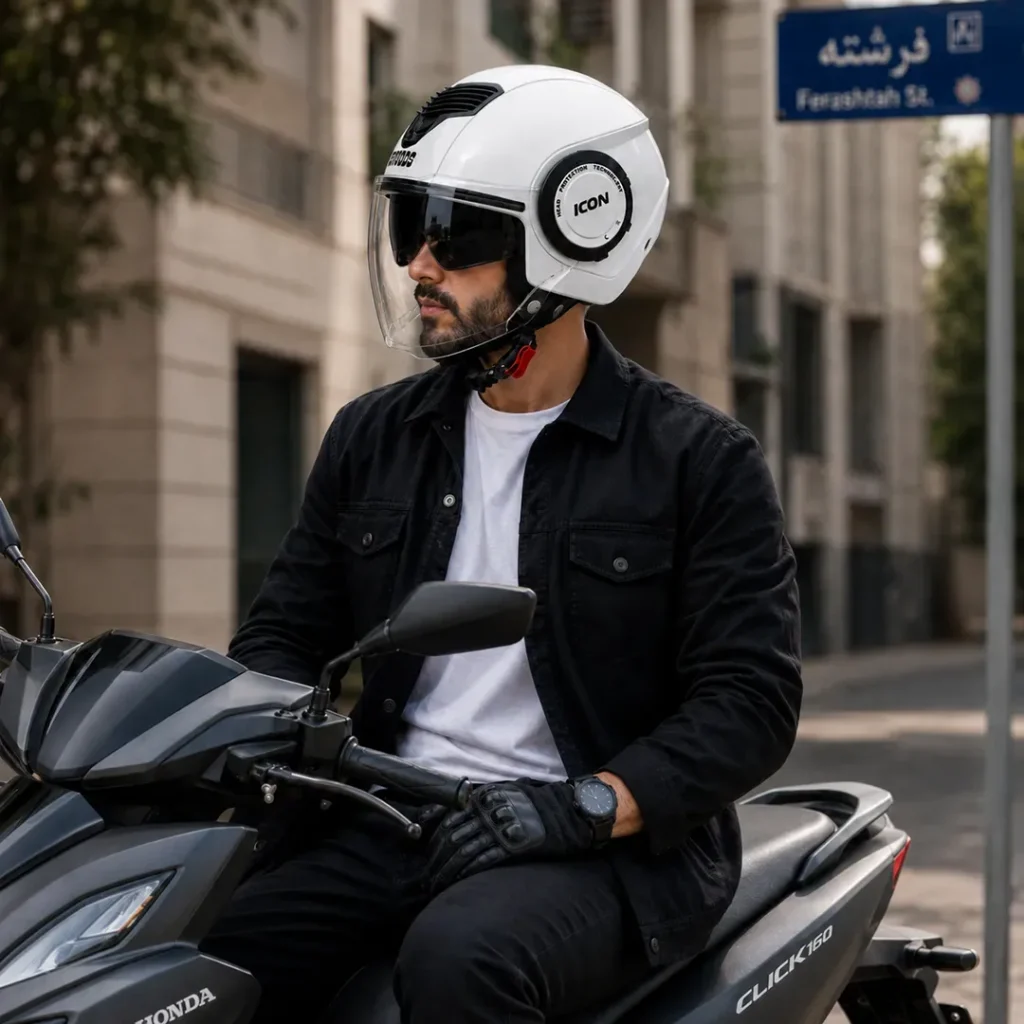 خرید
کلاه کاسکت بدون فک استادز مدل iCON WHITE با کیفیت بالا